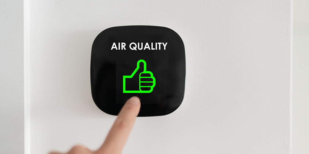 Homeowner fixes poor indoor air quality with the touch of a button.